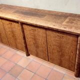 Elm burl sideboard from the 70s