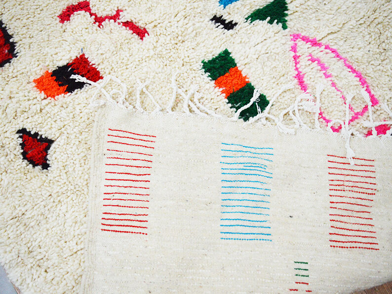 Handmade moroccan berber carpet 309 x 196 cm