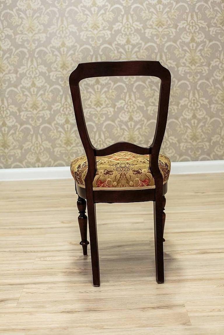 Vintage Mahogany Chairs, 1930s, Set of 4