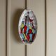 Multicolor Hand-Painted Ceramic Wall Plate, Vintage Studio, Italian 1970s Mid-Century Design