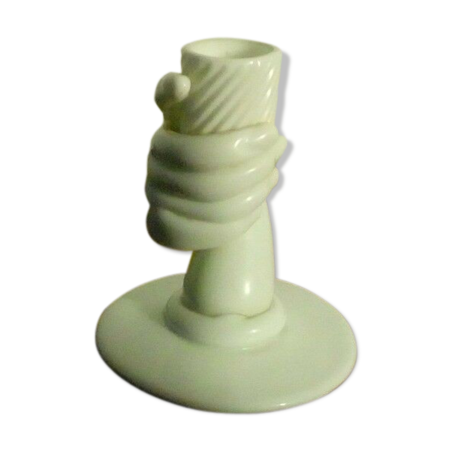 Opaline porte allumettes "the hand"