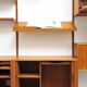 Danish teak wall unit by Kai Kristiansen for Feldballes Møbelfabrik