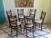 Set of 6 Fischel bistro chairs, early 1900s