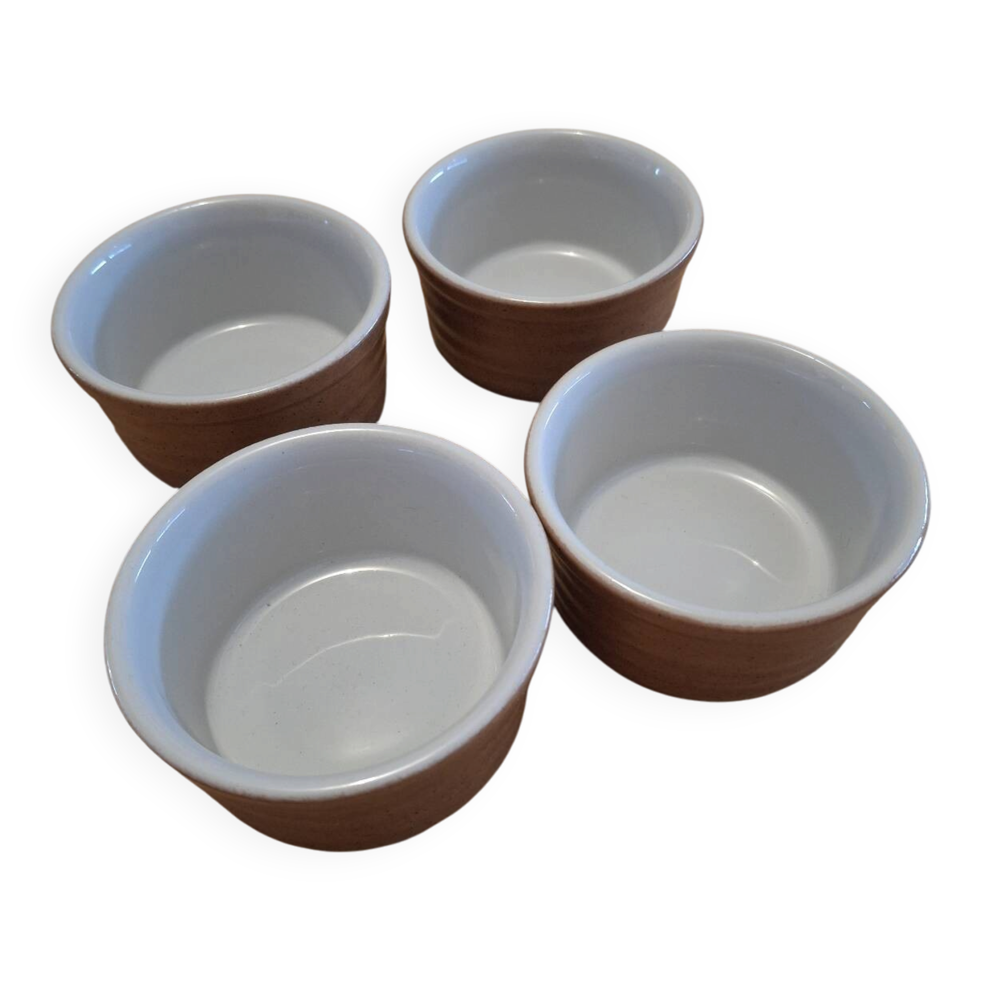4 vintage French ceramic ramekins - Émile Henry
