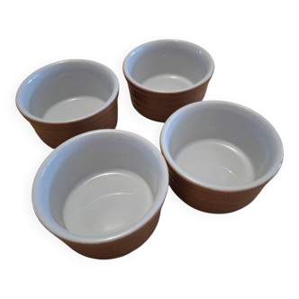 4 vintage French ceramic ramekins - Émile Henry
