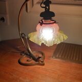 Art deco bronze lamp