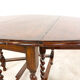 Antique Gateleg drop leaf table with barley twist legs