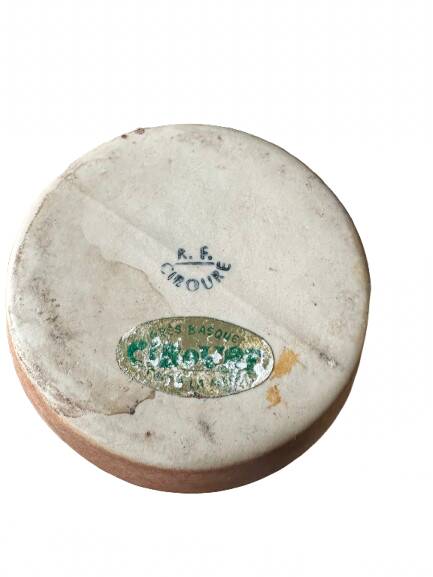 Basque stoneware milk jug from Ciboure