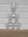 Set of 6 white wine glasses