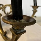 Vintage 6-arm copper chandelier