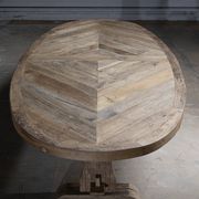 Table Ovale Diamant – Chêne Ancien 240 cm