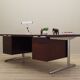 Bureau en palissandre, design danois, années 1970, designer : Marius Byrialsen, fabricant : Nipu Møbler