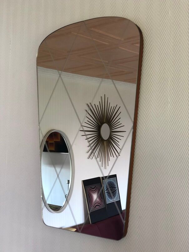 Mirror mirror free form of the 60s 33x53cm