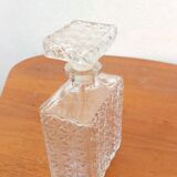 Rectangular whiskey decanter
