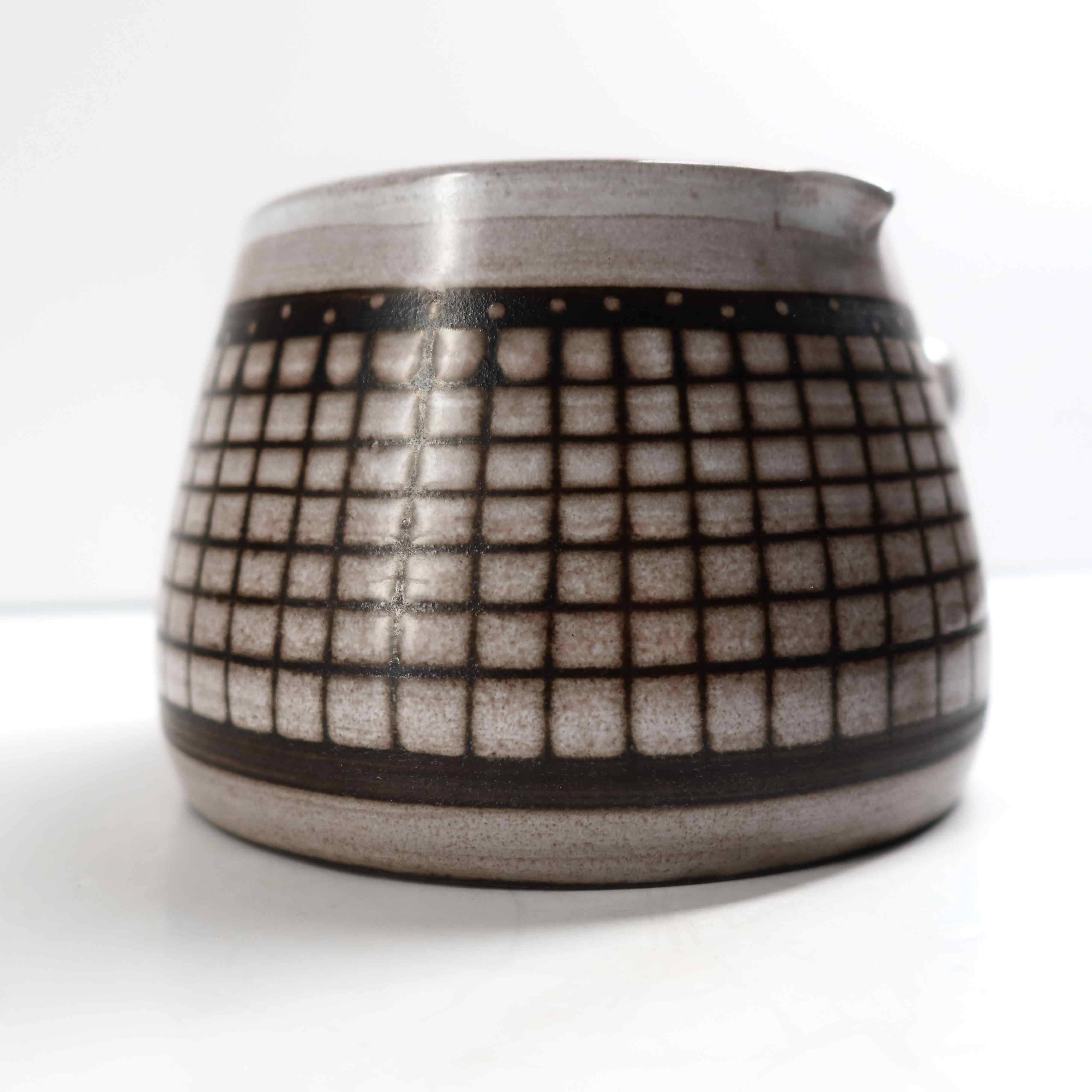 Ceramic bowl with handle – French design by Émile Masson, 1960s