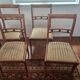 Dining room, round table and chairs