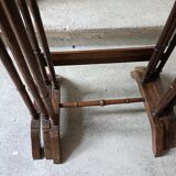 Pyrographed nesting tables