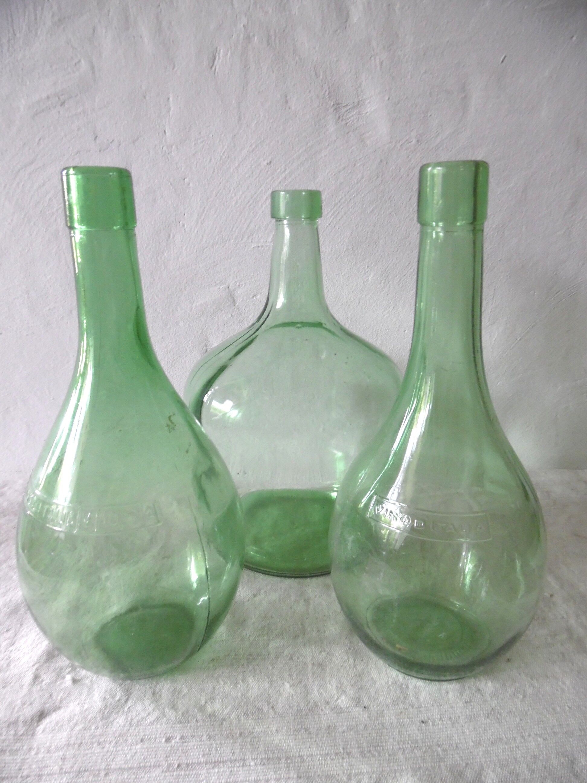 Trio of demijohn