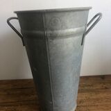Zinc pot, florist vase