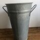 Pot en zinc, vase de fleuriste