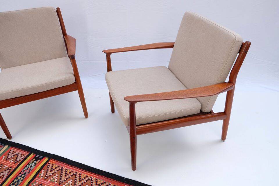Easy Chair Svend Aage Eriksen in teak, 1960s-70s.