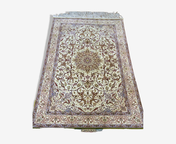 Tapis persan ispahan signé M.Saraf 105x170cm