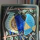 Ceramic plaque "the 3 birds" by Lisa Larson - Harlekin series