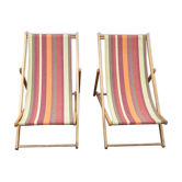 Pair of deckchairs