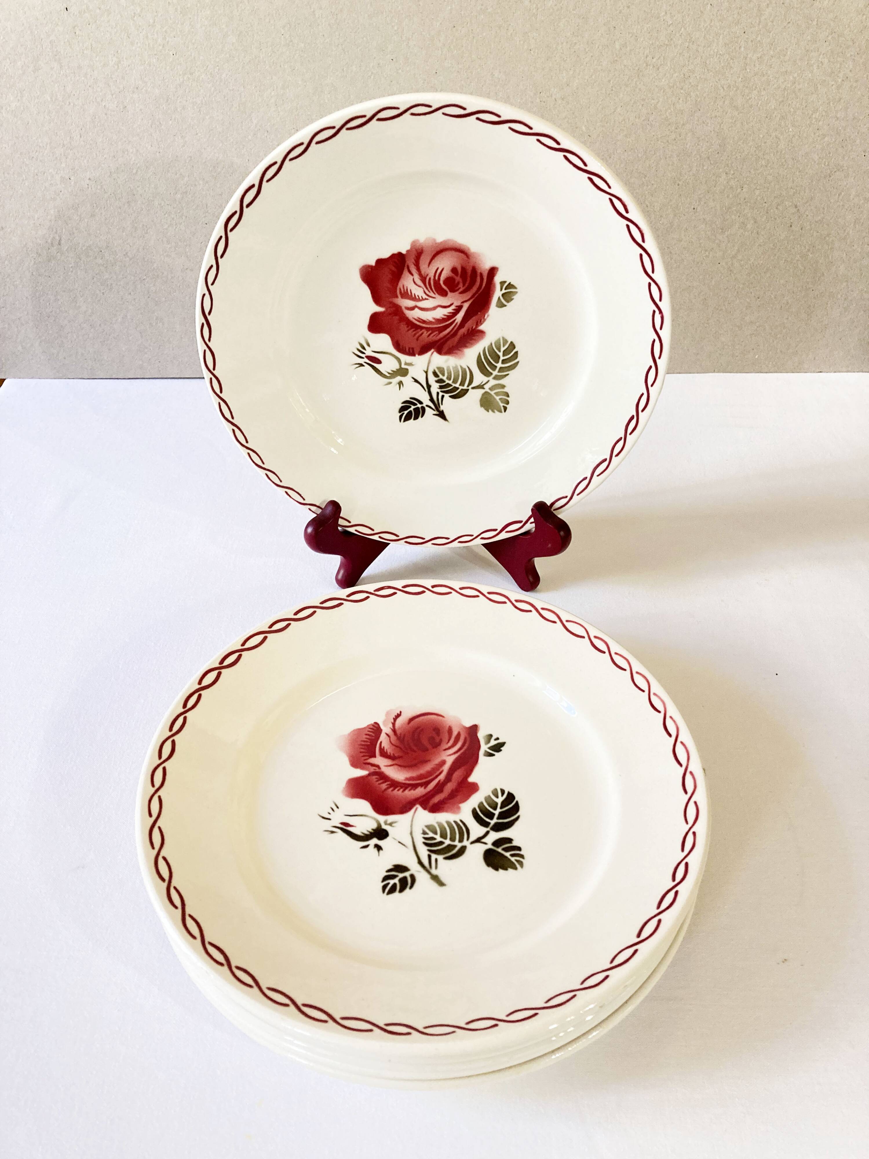 Serving plates, Germaine model, Badonviller