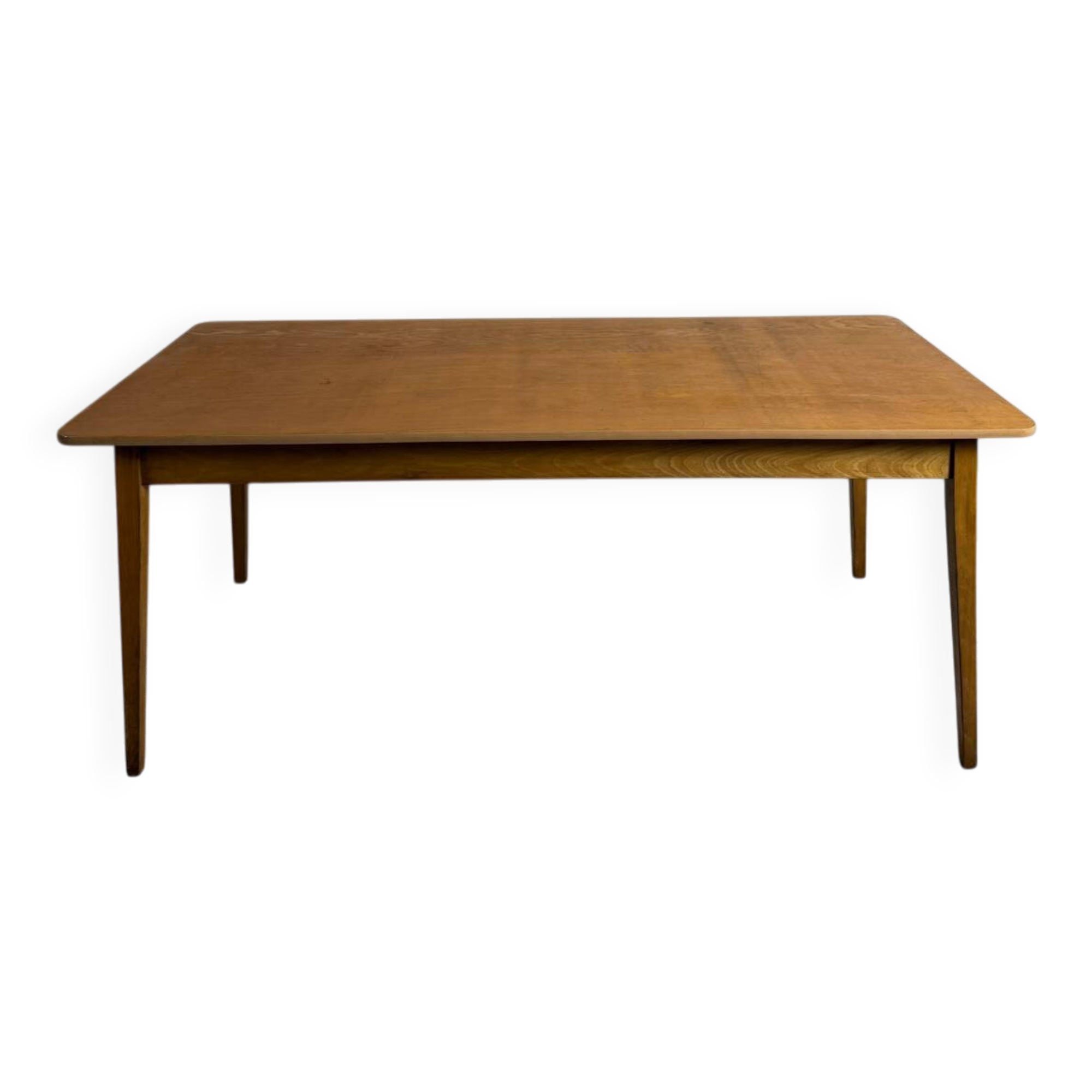 Vintage dining table – tapered legs – 1950s-1960s