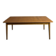 Vintage dining table – tapered legs – 1950s-1960s