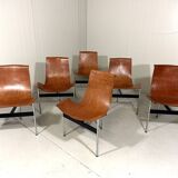 ICF De Padova T-chairs by Katavolos, Kelley and Littell, Italy 1950’s