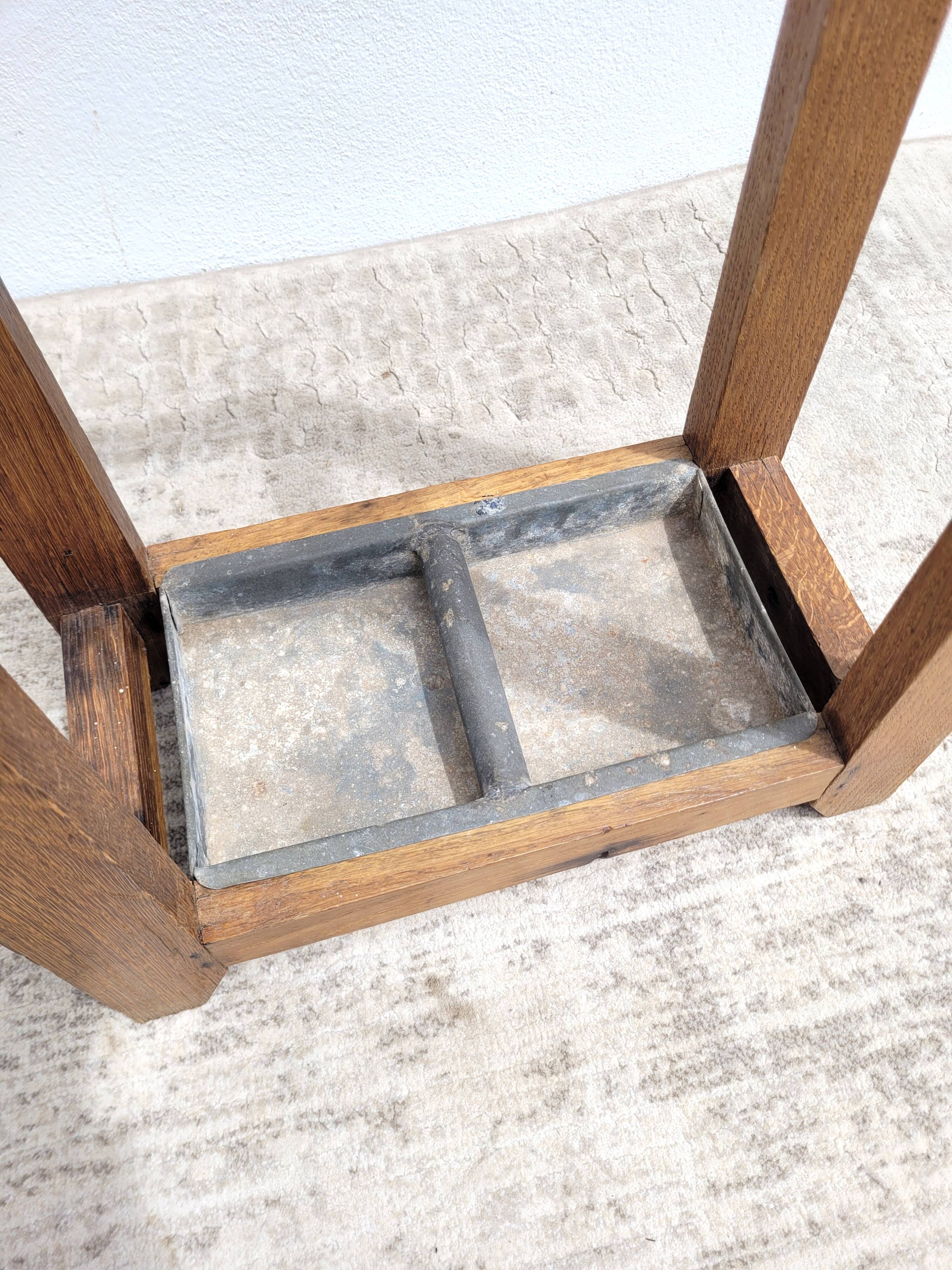 Umbrella holder 1900 oak UK