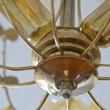 Vintage 1960s flower chandelier