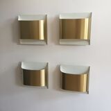 Set de 4 wall light Staff, Dieter Witte 1970