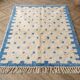 Handmade traditional authentic pure wool rug 2/3 m
