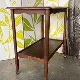 Serving trolley or mobile oak maid, mid-20th century