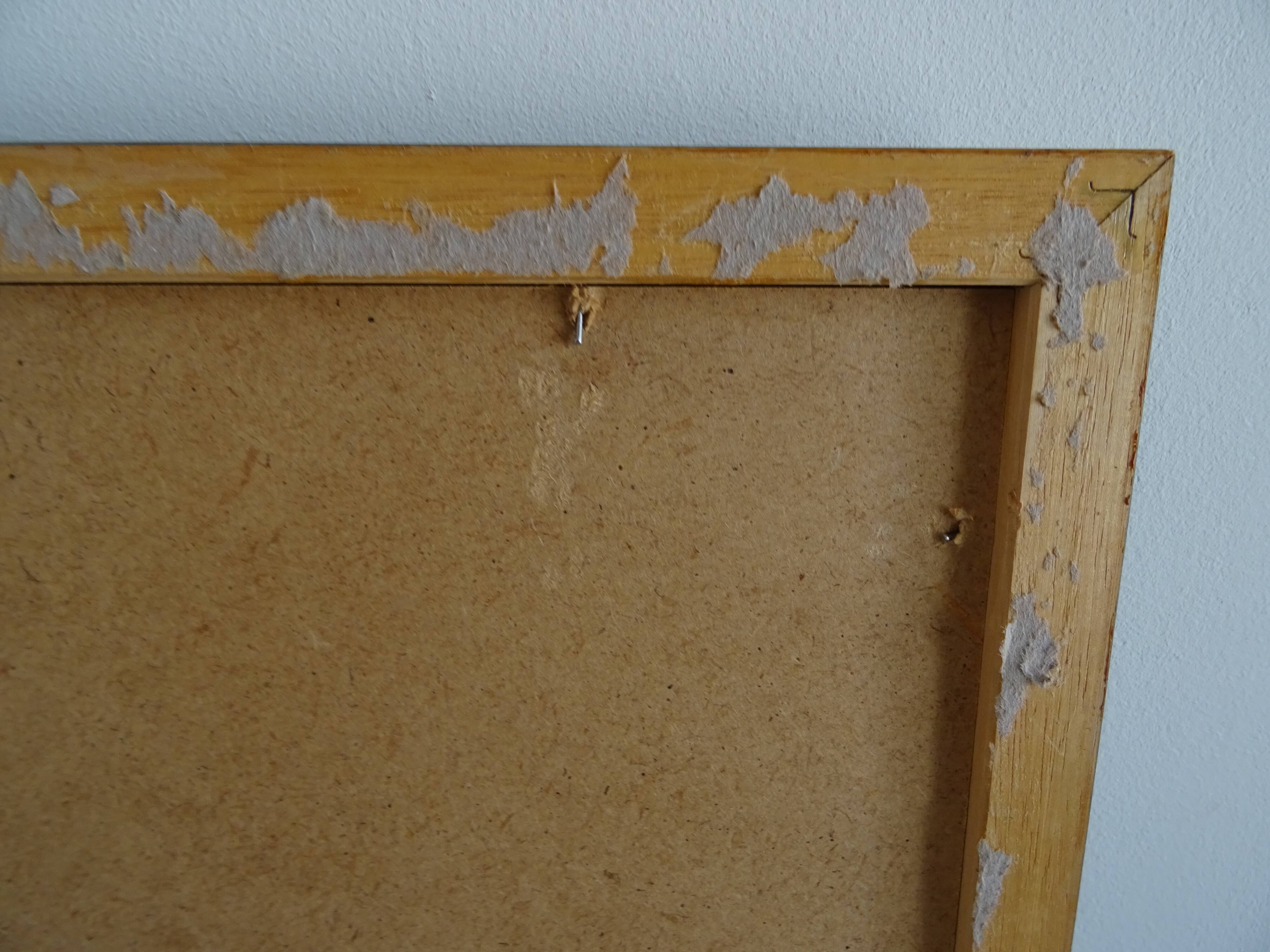 Tableau Orientaliste Signé 68 x 54 cm Afrique du Nord Maghreb