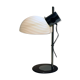 70's table lamp in glass and metal produced by Zonca
