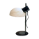 70's table lamp in glass and metal produced by Zonca