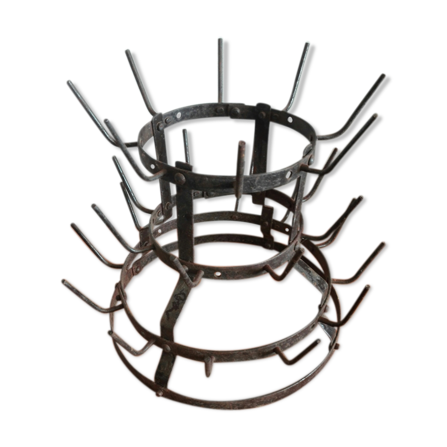 Hedgehog bottle drainer