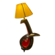 Two-tone ceramic lamp