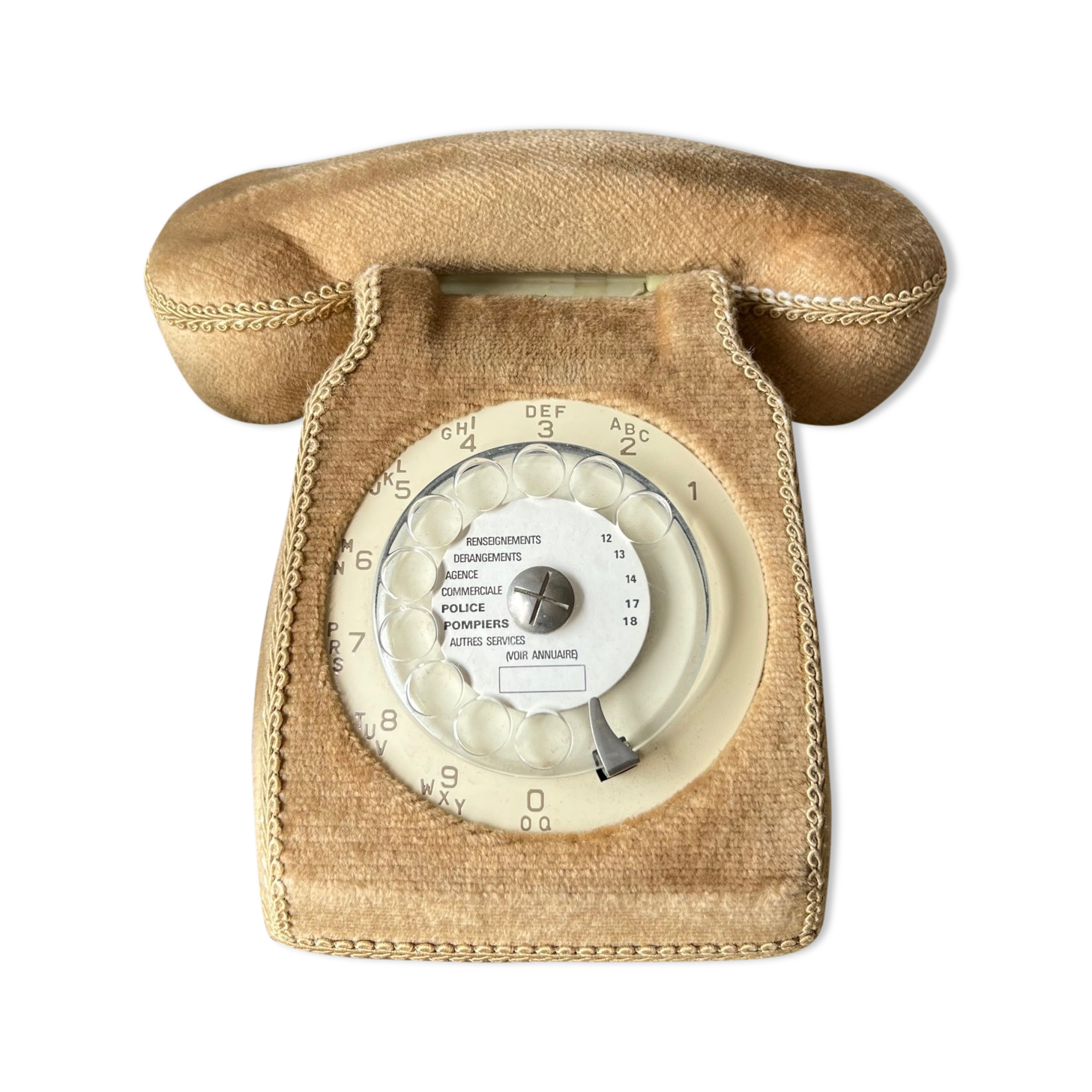 Vintage 1976 phone with cover