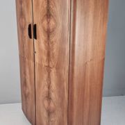 Art Deco Walnut Wardrobe by Jindrich Halabala, 1940s
