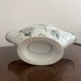 Sauceboat in earthenware Terre de Fer from St Amand and Hamage, Rosette model.