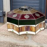 Art style stained glass suspension, diameter 58cm