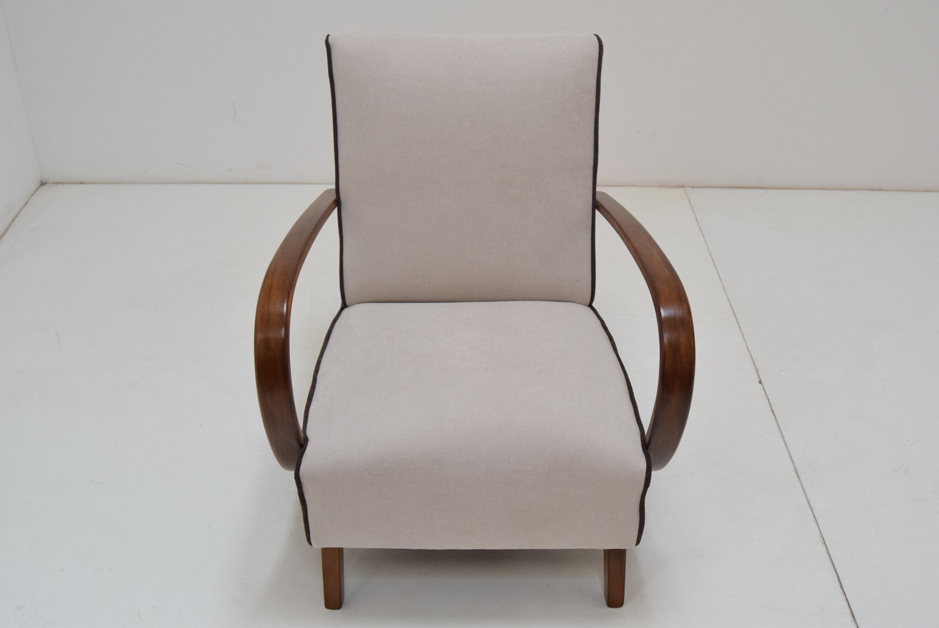 Armchair and Tabouret by Jindrich Halabala, 1950's.