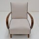 Armchair and Tabouret by Jindrich Halabala, 1950's.