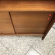 Bibliothèque buffet portes coulissantes 50's