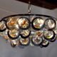 Lustre verre Murano Italie 1970